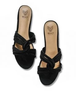 Beast Fashion New Arrivals Twist Knot Flat Sandal