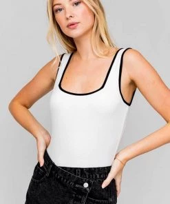 Gilli U Neck Tank Bodysuit
