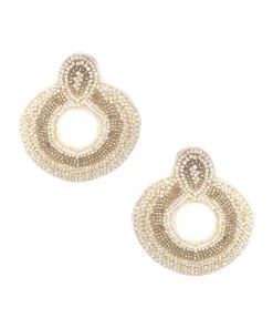 MILK MONEY Viola Beaded Earrings Accessories