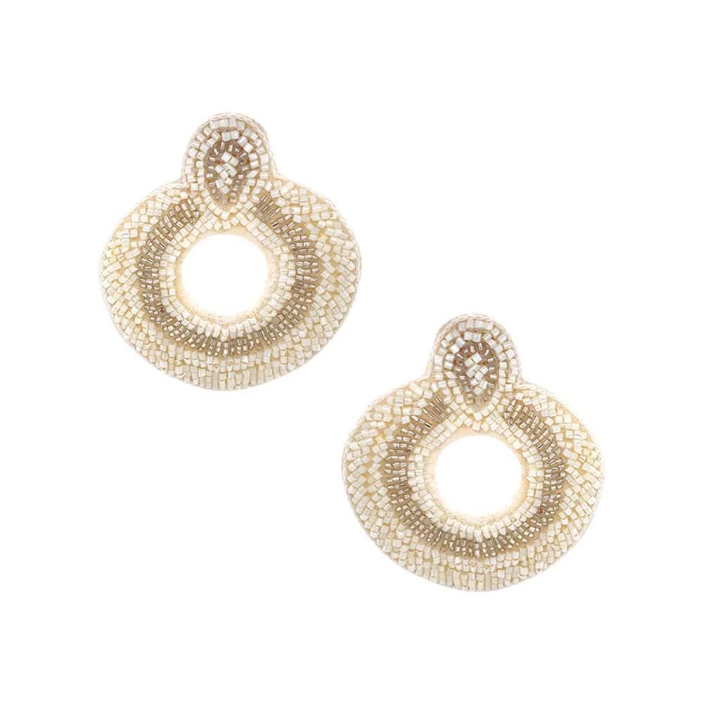 MILK MONEY Viola Beaded Earrings Accessories 1 MILK MONEY Viola Beaded Earrings Accessories