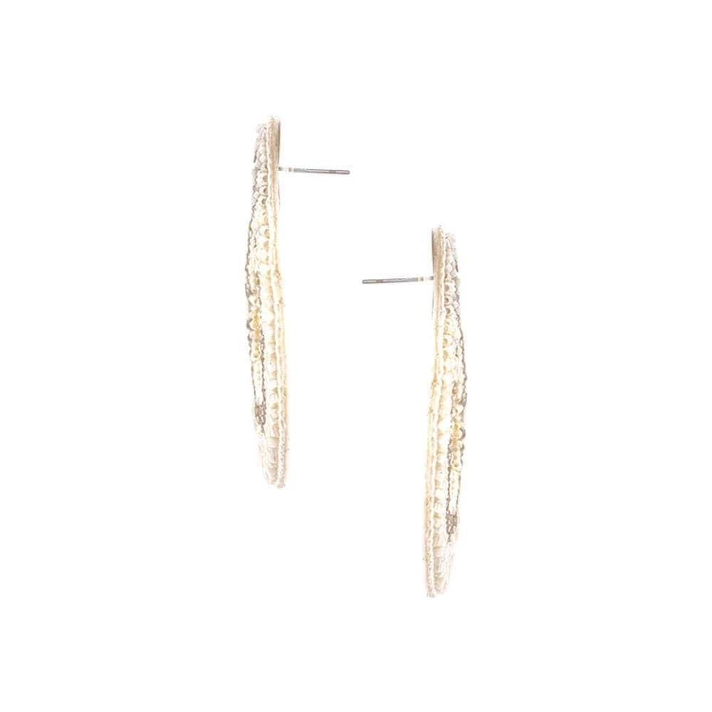 MILK MONEY Viola Beaded Earrings Accessories 3 MILK MONEY Viola Beaded Earrings Accessories