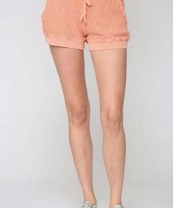 Fate Washed Waffle Knit Shorts New Arrivals