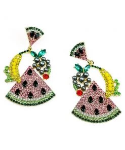 MILK MONEY Watermelon Party Earrings Accessories