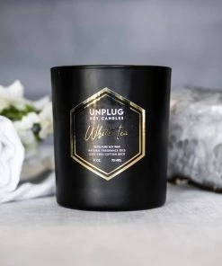 Unplug Soy Candles White Tea Midnight Collection Soy Candles