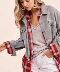 La Miel Cropped Tie Dyed Denim Jacket New Arrivals