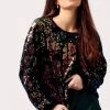 Hayden Velvet & Sequin Sweatshirt Clothing