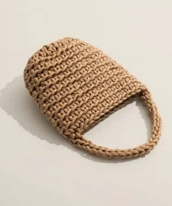 MILK MONEY - DropShip New Arrivals Woven Hand Knotted Summer Tote Bag