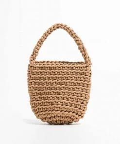 MILK MONEY - DropShip New Arrivals Woven Hand Knotted Summer Tote Bag