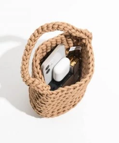 MILK MONEY - DropShip New Arrivals Woven Hand Knotted Summer Tote Bag