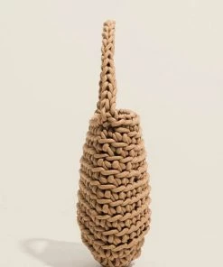 MILK MONEY - DropShip New Arrivals Woven Hand Knotted Summer Tote Bag