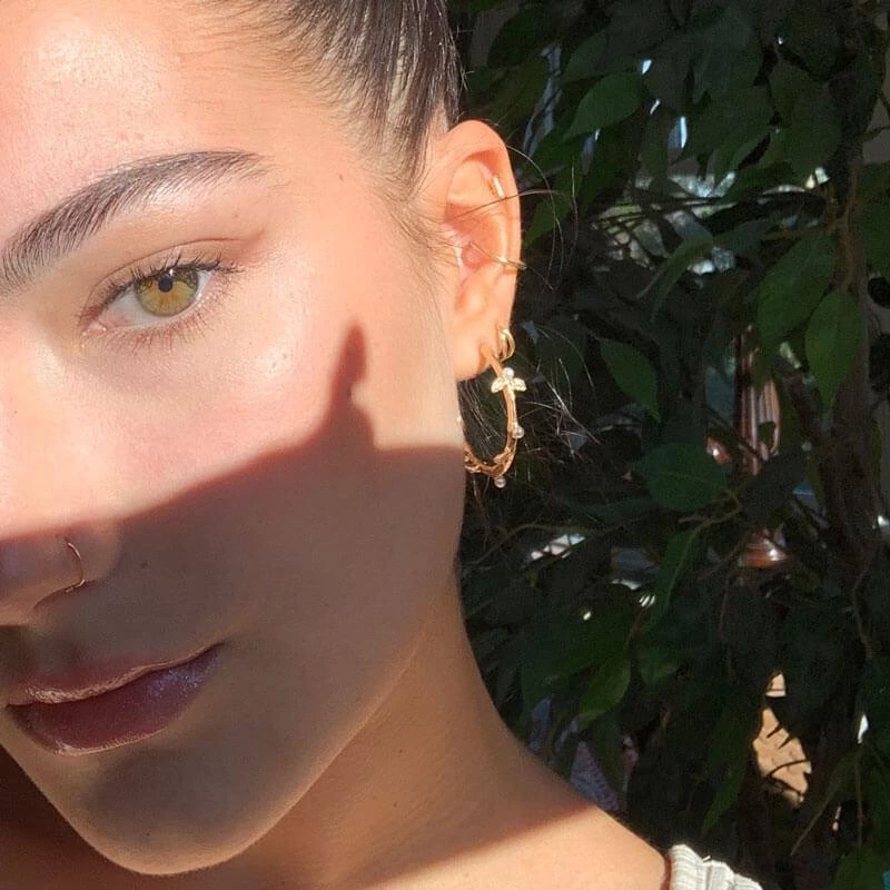 Volpe Garden Party Hoop Earrings 1 Volpe Garden Party Hoop Earrings