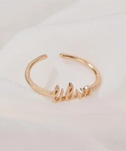 MILK MONEY - DropShip Minimalist Zodiac Open Rings New Arrivals