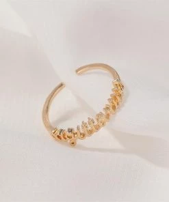 MILK MONEY - DropShip Minimalist Zodiac Open Rings New Arrivals