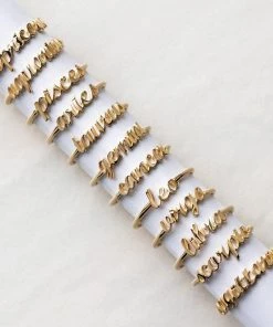 MILK MONEY - DropShip Minimalist Zodiac Open Rings New Arrivals