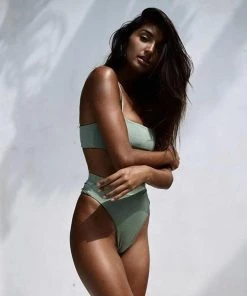 MILK MONEY - DropShip Solid High Waisted Bikini Swimsuit New Arrivals 23 MILK MONEY - DropShip Solid High Waisted Bikini Swimsuit New Arrivals