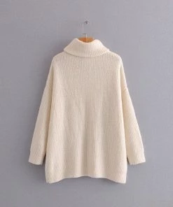 MILK MONEY - DropShip Oversized Knit Turtleneck Sweater