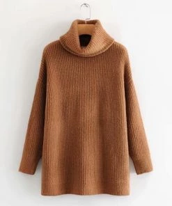 MILK MONEY - DropShip Oversized Knit Turtleneck Sweater