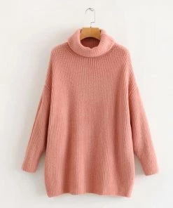 MILK MONEY - DropShip Oversized Knit Turtleneck Sweater