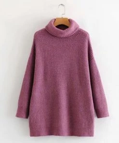 MILK MONEY - DropShip Oversized Knit Turtleneck Sweater