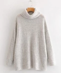 MILK MONEY - DropShip Oversized Knit Turtleneck Sweater
