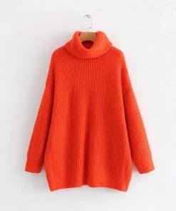 MILK MONEY - DropShip Oversized Knit Turtleneck Sweater